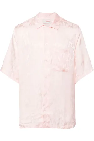 Fiorucci Kurzärmeliges Jacquard-Hemd