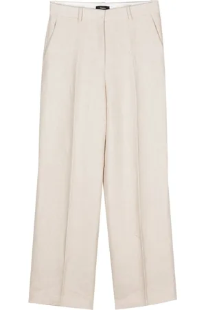 THEORY Leinenhose mit geradem Bein