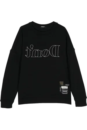 UNDERCOVER Sweatshirt mit Slogan-Stickerei