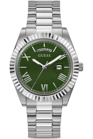 Guess Edelstahl-Armbanduhr mit Quarzwerk 42mm