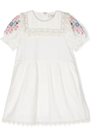 SEA Beena Kleid mit Blumenstickerei