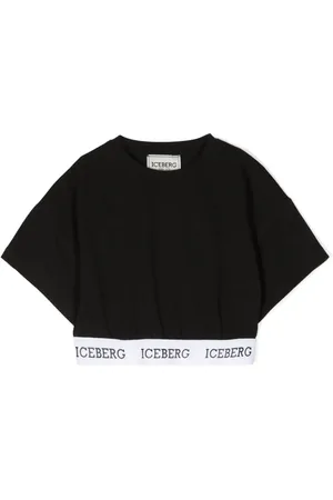 Iceberg Cropped-T-Shirt mit Logo-Print