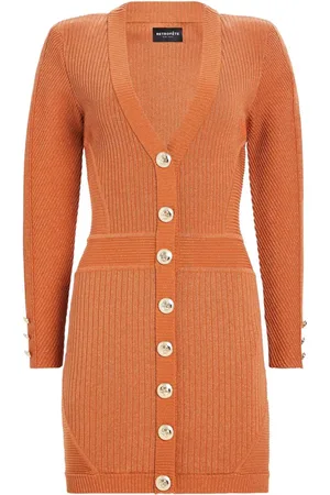 Retrofete Zem Kleid aus Rippstrick