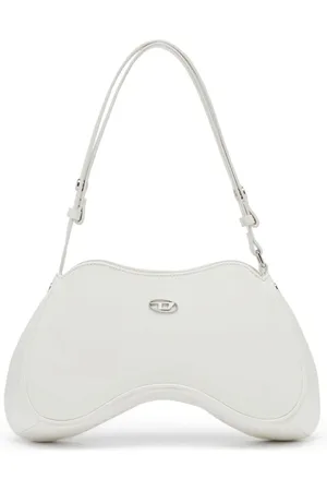 Diesel Play Schultertasche mit Logo-Schild