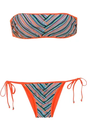 AMIR SLAMA Bikini mit Print