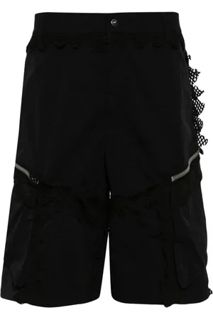 HELIOT EMIL Spherical Cargo-Shorts mit Mesh-Detail