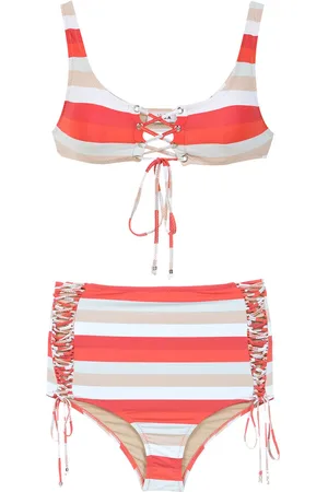 AMIR SLAMA Bikini mit hohem Bund