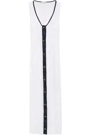 AMIR SLAMA Strandkleid mit Spitze