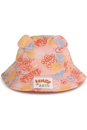 Kenzo Fischerhut mit grafischem Print