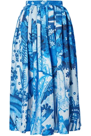 Erdem High-Waist-Rock mit Print