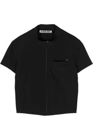 Hyein Seo Cropped-T-Shirt mit Reißverschluss