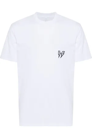 Neil Barrett T-Shirt mit Blitz-Patch