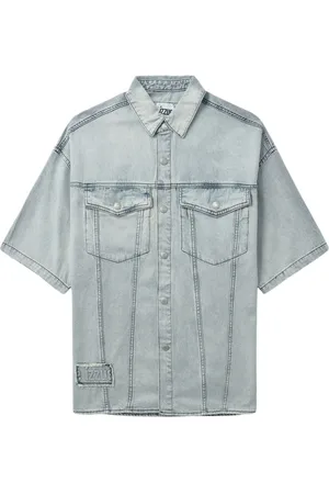 Izzue Ausgeblichenes Jeanshemd