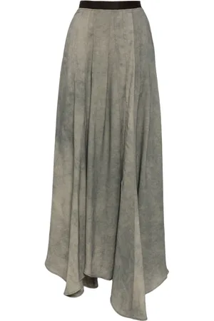 ZIGGY CHEN Midirock im Distressed-Look