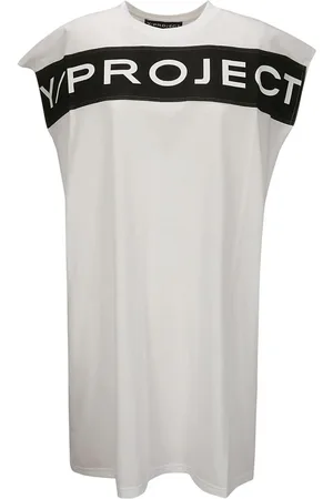Y / PROJECT Kleid mit Logo-Print