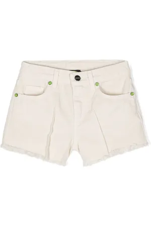 BARROW Ausgefranste Jeans-Shorts