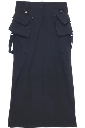 Hyein Seo Maxirock mit aufgesetzten Taschen