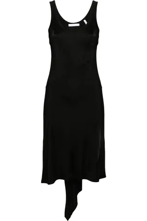 Helmut Lang Midikleid mit asymmetrischem Saum