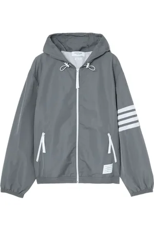 Thom Browne Kapuzenjacke mit Logo-Streifen