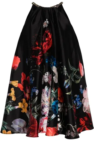 Camilla Minikleid mit Blumen-Print