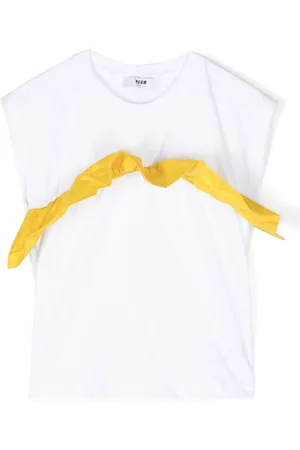 Msgm T-Shirt mit Rüschendetail