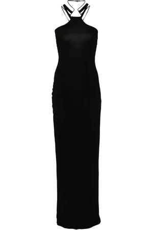 Nensi Dojaka Schmales Maxikleid
