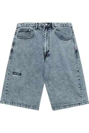Izzue Jeans-Shorts mit Logo-Patch