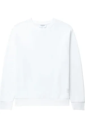Thom Browne Sweatshirt mit dreifarbigen Streifen