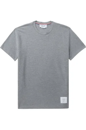Thom Browne Pikee-T-Shirt mit Streifen