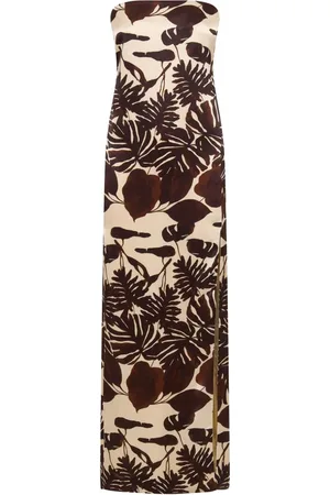 Nicholas Axelie Kleid mit botanischem Print