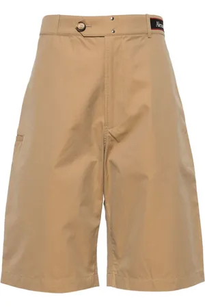 Alexander McQueen Shorts mit Logo-Applikation