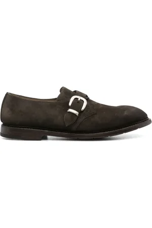Premiata Mono Fibbia Monk-Schuhe aus Wildleder