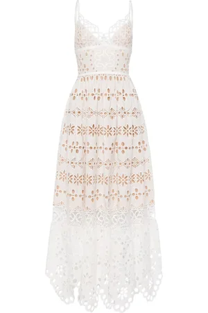 Elie saab Besticktes Maxikleid