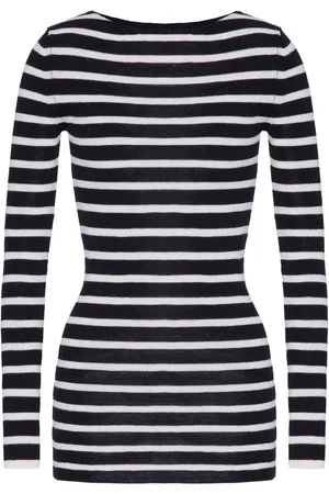 VALENTINO GARAVANI Gestreifter Intarsien-Pullover