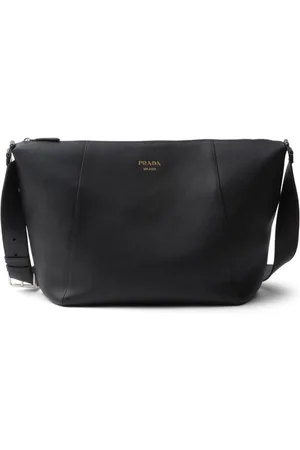 Prada Schultertasche mit Logo-Stempel