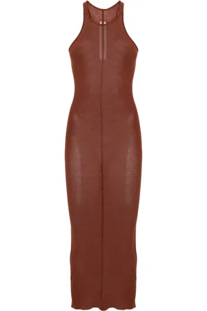 Rick Owens Geripptes Kleid