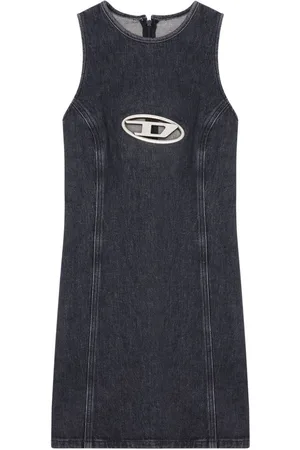 Diesel Oval D Minikleid aus Denim