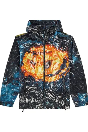Diesel J-Warrett-Poster Kapuzenjacke