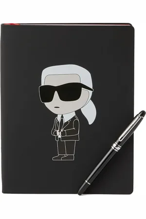 Karl Lagerfeld Ikon Set aus Notizbuch und Stift