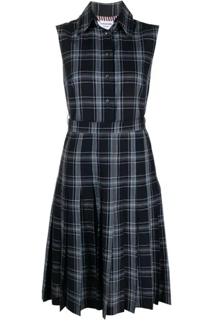 Thom Browne Hemdkleid mit Gürtel