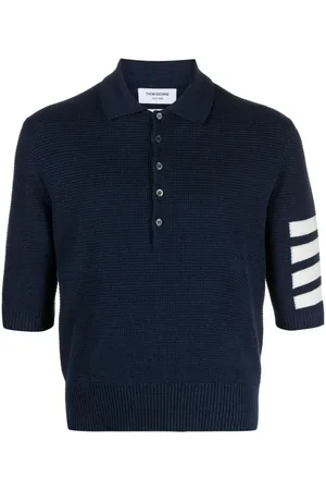 Thom Browne Poloshirt mit 4-Streifen-Logo