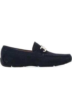 Salvatore Ferragamo Gancini Loafer aus Wildleder