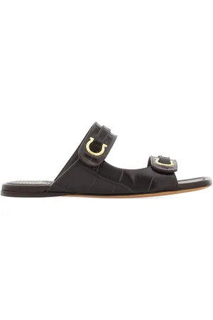 Salvatore Ferragamo Pantoletten mit Gancini-Schild
