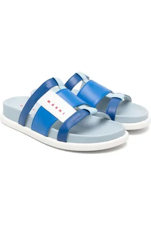 Marni Pantoletten mit Logo-Print