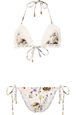 ZIMMERMANN Gehäkelter Halliday Bikini