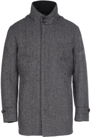 Norwegian Wool Mantel aus Schurwoll-Kaschmir-Gemisch