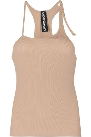 ANDREADAMO Asymmetrisches Trägershirt