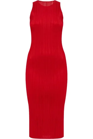 PLEATS PLEASE ISSEY MIYAKE Plissiertes Midikleid