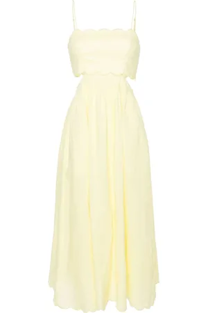 ZIMMERMANN Halliday Midikleid aus Leinen