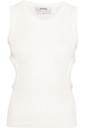 SYSTEM Gehäkeltes Skashi Trähershirt